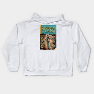 Metal Gear Solid fan art comic cover Kids Hoodie